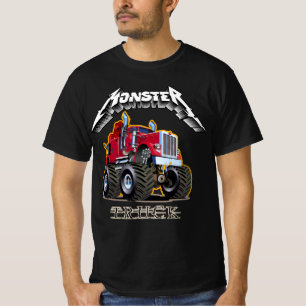 Camiseta Camión monstruo de dibujos animados