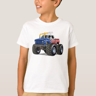 Camiseta Camión monstruo de dibujos animados