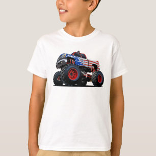 Camiseta Camión monstruo de dibujos animados