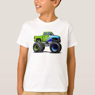 Camiseta Camión monstruo de dibujos animados