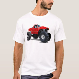Camiseta Camión monstruo de dibujos animados