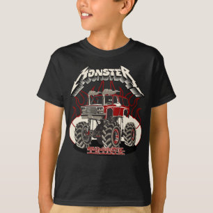 Camiseta Camión monstruo de dibujos animados