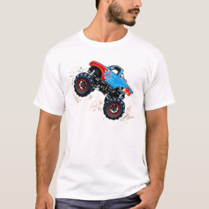 Camiseta Camión monstruo de dibujos animados