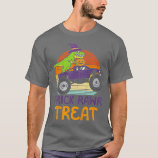 Camiseta Camión Monstruo de Dinosaurio de Rawr Trick Trick 