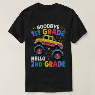 Camiseta Camión Monstruo de Graduación de 1º Grado