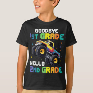 Camiseta Camión Monstruo de Graduación de 1º Grado