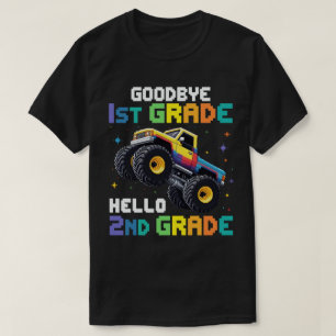 Camiseta Camión Monstruo de Graduación de 1º Grado
