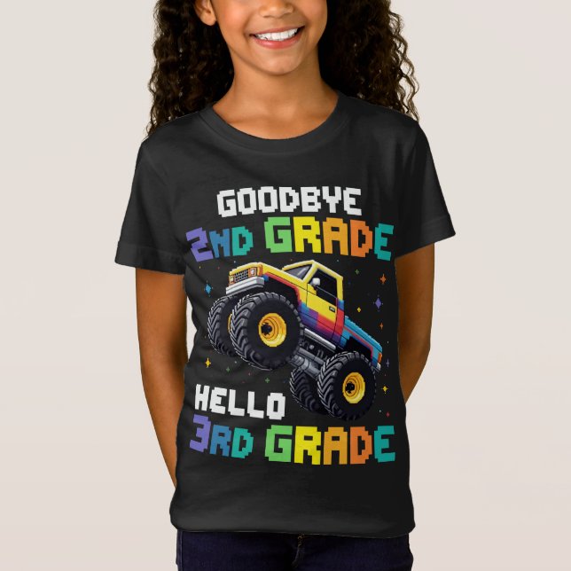 Camiseta Camión Monstruo de Graduación de 2º Grado (Anverso)