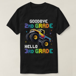 Camiseta Camión Monstruo de Graduación de 2º Grado