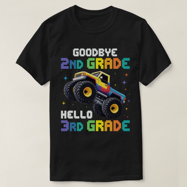 Camiseta Camión Monstruo de Graduación de 2º Grado (Diseño del anverso)