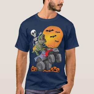 Camiseta Camión Monstruo de Halloween Espeluznante Rosa Cal