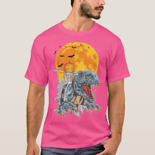 Camiseta Camión Monstruo de Halloween Espeluznante Rosa Cal