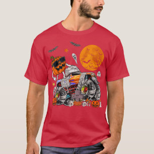 Camiseta Camión Monstruo de la calabaza Jack O Lantern Hall