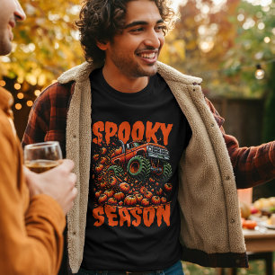 Camiseta Camión Monstruo de la Temporada Espeluznante – Cal