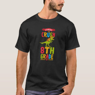 Camiseta Camión Monstruo De Niños Primer Día De Octavo Grad