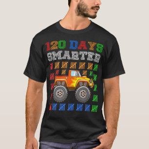 Camiseta Camión Monstruo del Día 120 de la Escuela para Niñ
