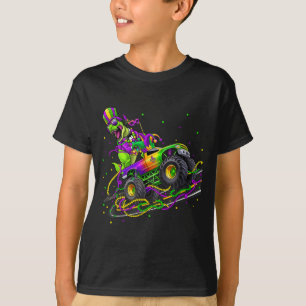 Camiseta Camión Monstruo Dinosaurio Carnaval Divertido Homb