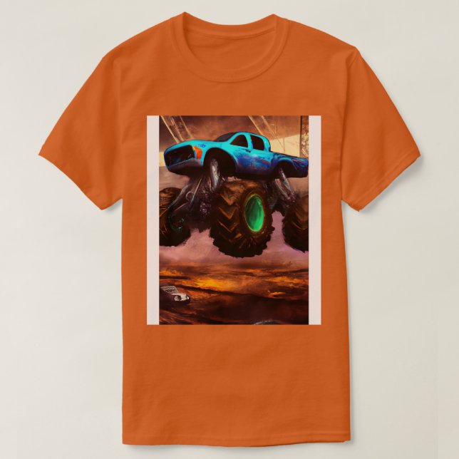 Camiseta Camión monstruo en la Arena 1 (Diseño del anverso)
