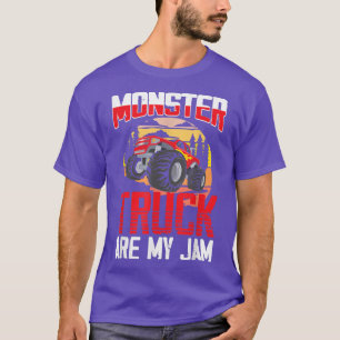 Camiseta Camión monstruo es mi atardecer retro para hombres
