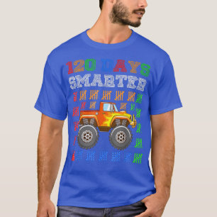 Camiseta Camión Monstruo escolar 120 días Sm para niños 120