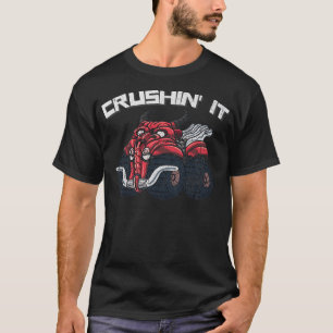 Camiseta Camión Monstruo Goblin Aplastante Vintage Retro248