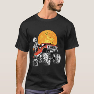 Camiseta Camión monstruo Halloween Boys Truck Calabaza