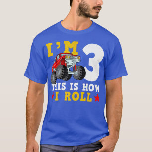Camiseta Camión Monstruo IM 3 Así es como Rueda Cumpleaños