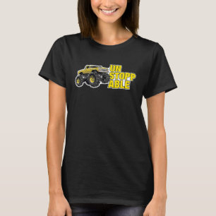 Camiseta Camión monstruo imparable para niños y Chicas
