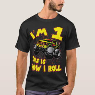 Camiseta Camión Monstruo Infantil IM 1 Así Es Como Giro 1ª 