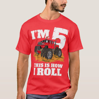 Camiseta Camión Monstruo Infantil Niño Niño Niño Niño Niño 