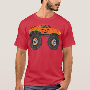 Camiseta Camión Monstruo Jack o Lantern Pumpkin Halloween
