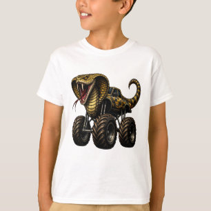 Camiseta Camión Monstruo King Cobra Masivo