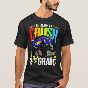 Camiseta Camión Monstruo Listo Para Aplastar El Segundo Gra