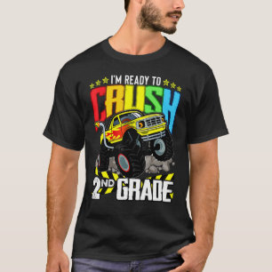 Camiseta Camión Monstruo Listo Para Aplastar El Segundo Gra