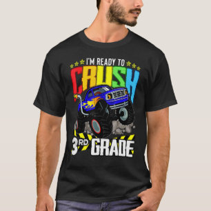 Camiseta Camión Monstruo Listo Para Aplastar El Tercer Grad