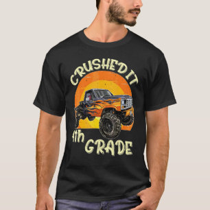 Camiseta Camión Monstruo Lo Aplastó De Cuarto Grado Para Su