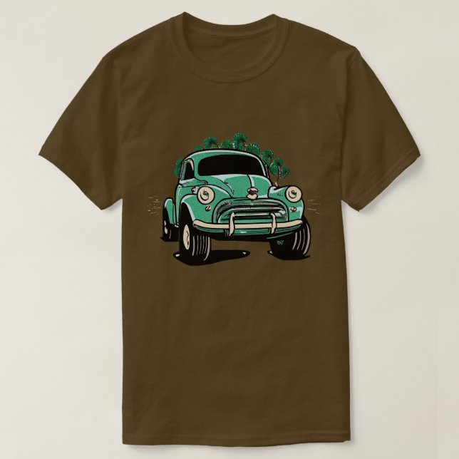 Camiseta Camión Monstruo Morris Menor (Diseño del anverso)
