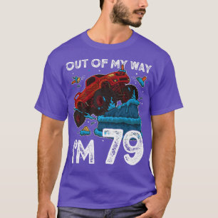 Camiseta Camión Monstruo Niño Cumpleaños 79 Fuera De Mi Cam