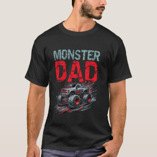 Camiseta Camión Monstruo Papá Día del Padre Hombres