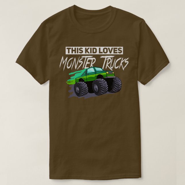 Camiseta Camión Monstruo Regalo Jam Boys  (Diseño del anverso)