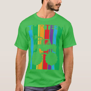 Camiseta Camión Monstruo Retro de cumpleaños número 13