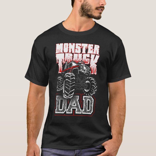 Camiseta Camión Monstruo Retro de Monstruo Vintage (Anverso)