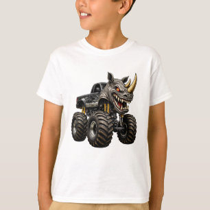 Camiseta Camión Monstruo Rinoceronte Bestia 