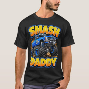 Camiseta Camión Monstruo Smash Daddy para el Día del Padre 