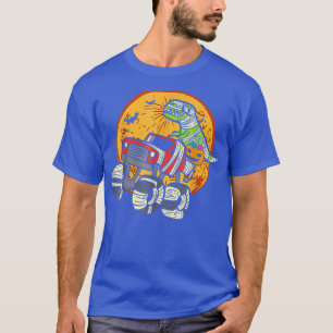 Camiseta Camión Monstruo T Rex Momia Dinosaurio Niño Pequeñ