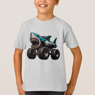 Camiseta Camión Monstruo Tiburón