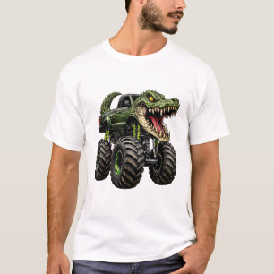 Camiseta Camión Monstruo Todoterreno Cocodrilo
