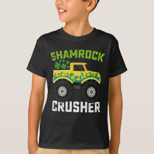 Camiseta Camión Monstruo Triturador de Trébol Día de San Pa