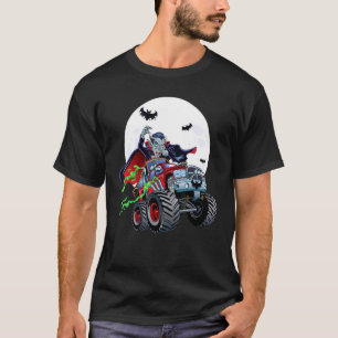 Camiseta Camión Monstruo Vampiro Espeluznante Halloween Ate