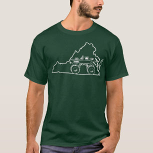 Camiseta Camión monstruo vintage- piloto todoterreno de Vir